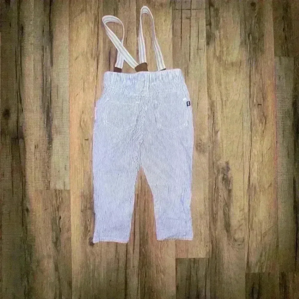 Boy Baby OshKosh B’Gosh Pants 2T Blue & White Striped